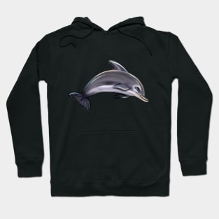 Cute dolphin. Playful Dolphins Hoodie